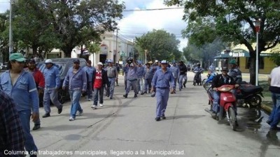 Municipales de Reconquista movilizados por atropello de un funcionario