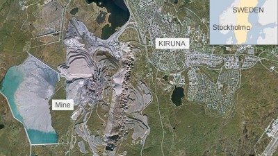 Suecia: mudarán una ciudad completa a unos kilómetros por una minera