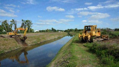 Avanzan las obras estructurales para evitar el riesgo de una nueva inundación