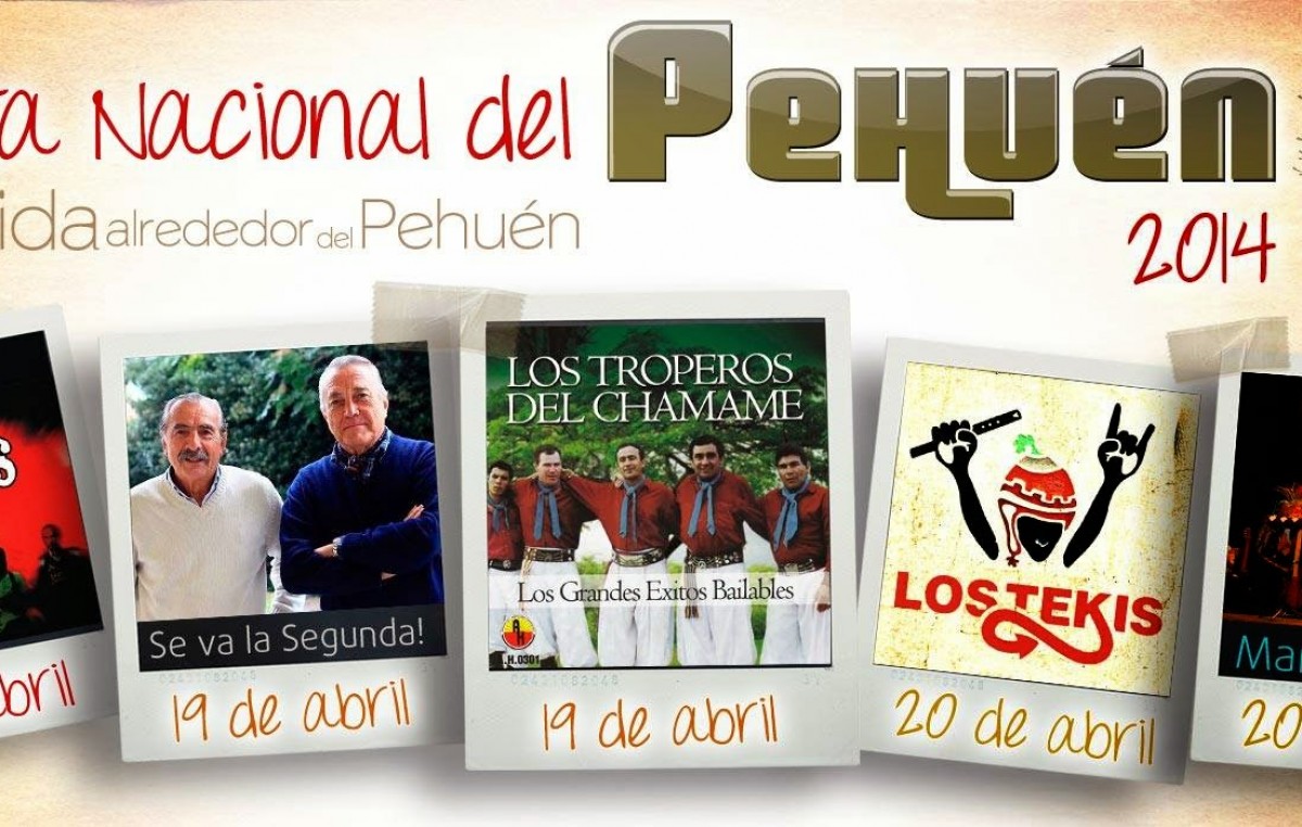 Fiesta Nacional del Pehuén. 17 al 20 de Abril en Aluminé