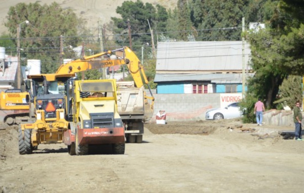 Avanza el programa de pavimentación de las mil cuadras en Comodoro Rivadavia