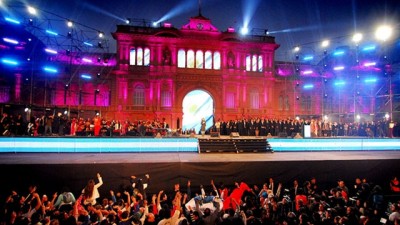 Artistas populares encabezarán la fiesta en Plaza de Mayo