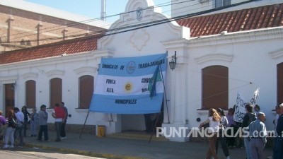 Municipales de Punta Alta inician huelga por tiempo indeterminado