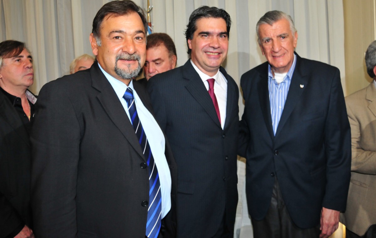 Reunión de la FAM, con la presencia de Capitanich, Gioja y Molina