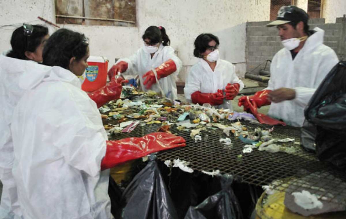 Paraná: aracterizan la basura para saber cuánto se puede reciclar