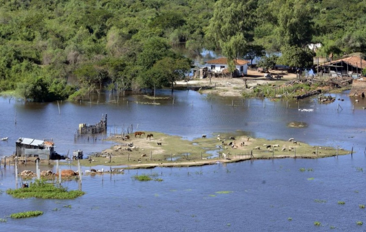 Alerta por crecida del río Paraguay