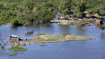 Alerta por crecida del río Paraguay