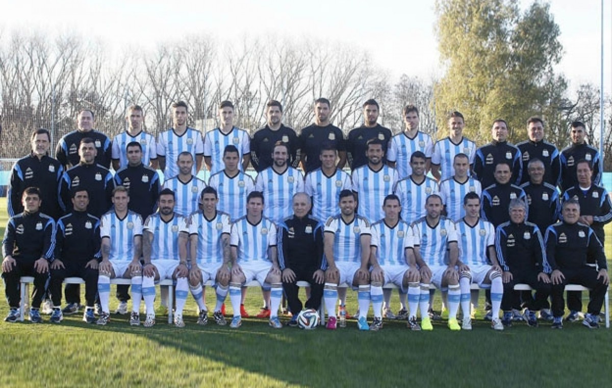 Esta es la foto oficial de la Selección argentina