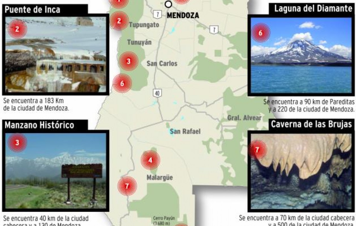 Áreas naturales de Mendoza tendrán nueva infraestructura