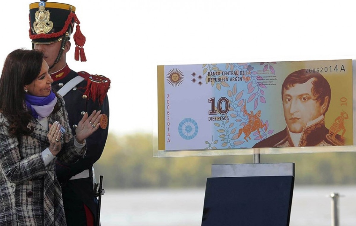 Cristina anunció la creación de un nuevo billete de $ 10