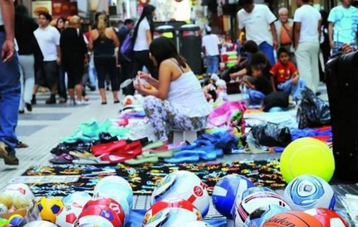 San Salvador de Jujuy es la séptima ciudad con más vendedores ilegales del país