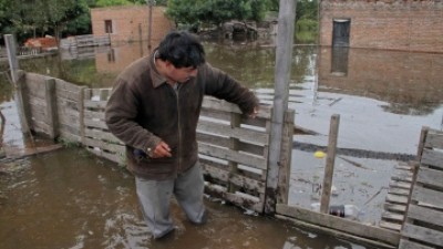 Chaco: el Paraná sigue creciendo por el Paraguay y las lluvias