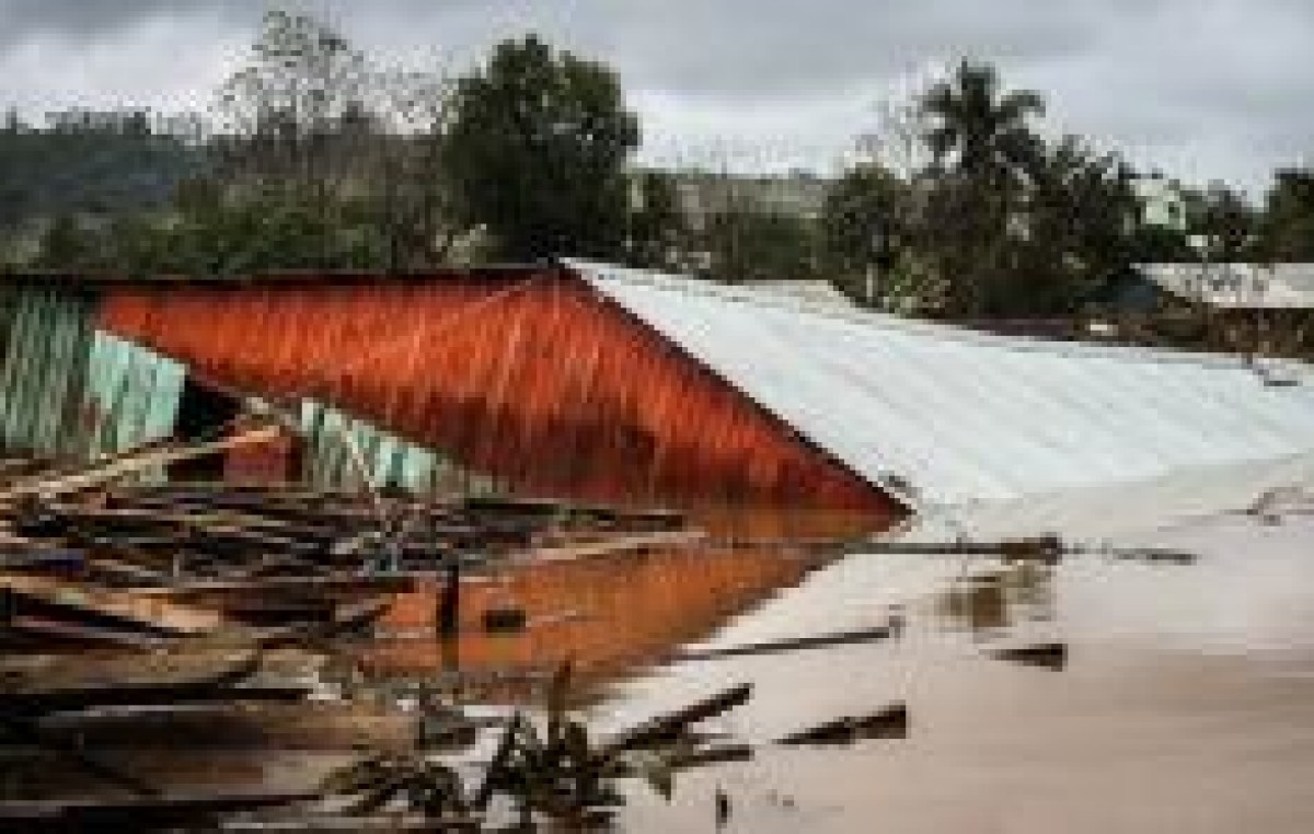 El río Uruguay comenzó a bajar en Misiones y deja ver la magnitud del desastre