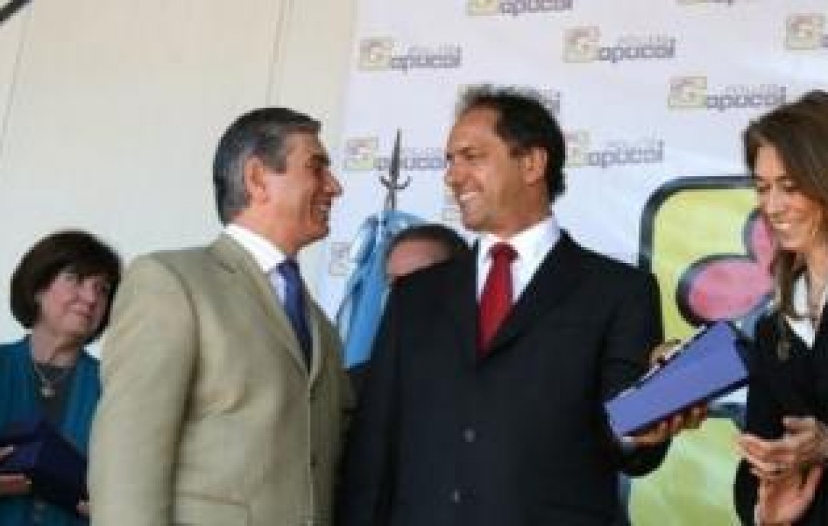 Policía Comunal: Scioli y Di Sabatino firman adhesión en San Vicente