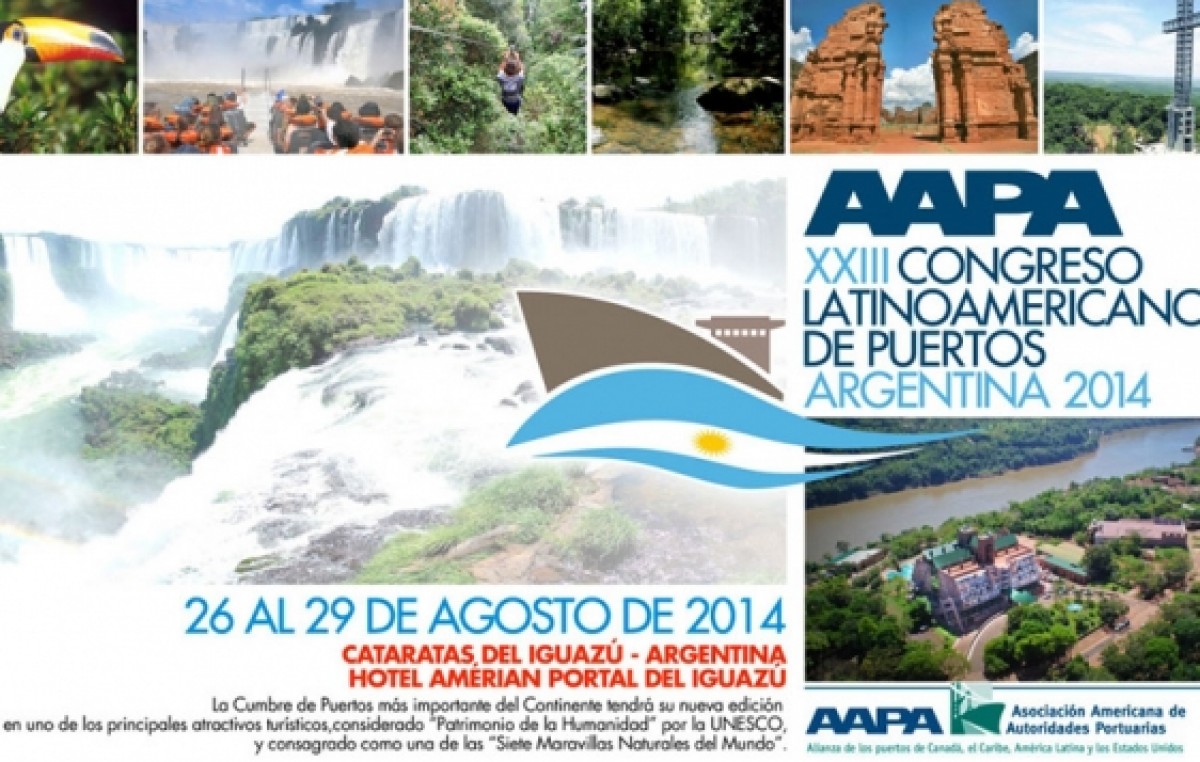 Argentina, sede del mayor evento portuario, Puerto Iguazú del 26 al 29 de agosto