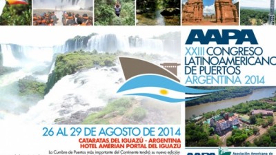 Argentina, sede del mayor evento portuario, Puerto Iguazú del 26 al 29 de agosto