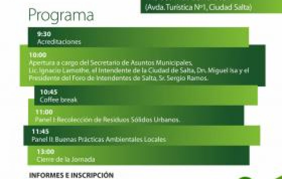 Salta: Capacitación para Intendentes y Concejales del NOA