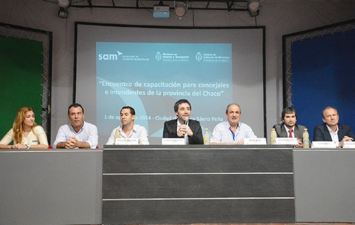 Sáenz Peña: “El rol de los intendentes y concejales es central para orientar el ordenamiento del territorio”