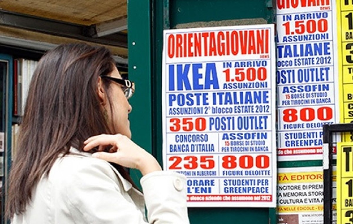 Insólito:Para disminuir el desempleo, en una ciudad italiana piden que emigren los que no tienen trabajo
