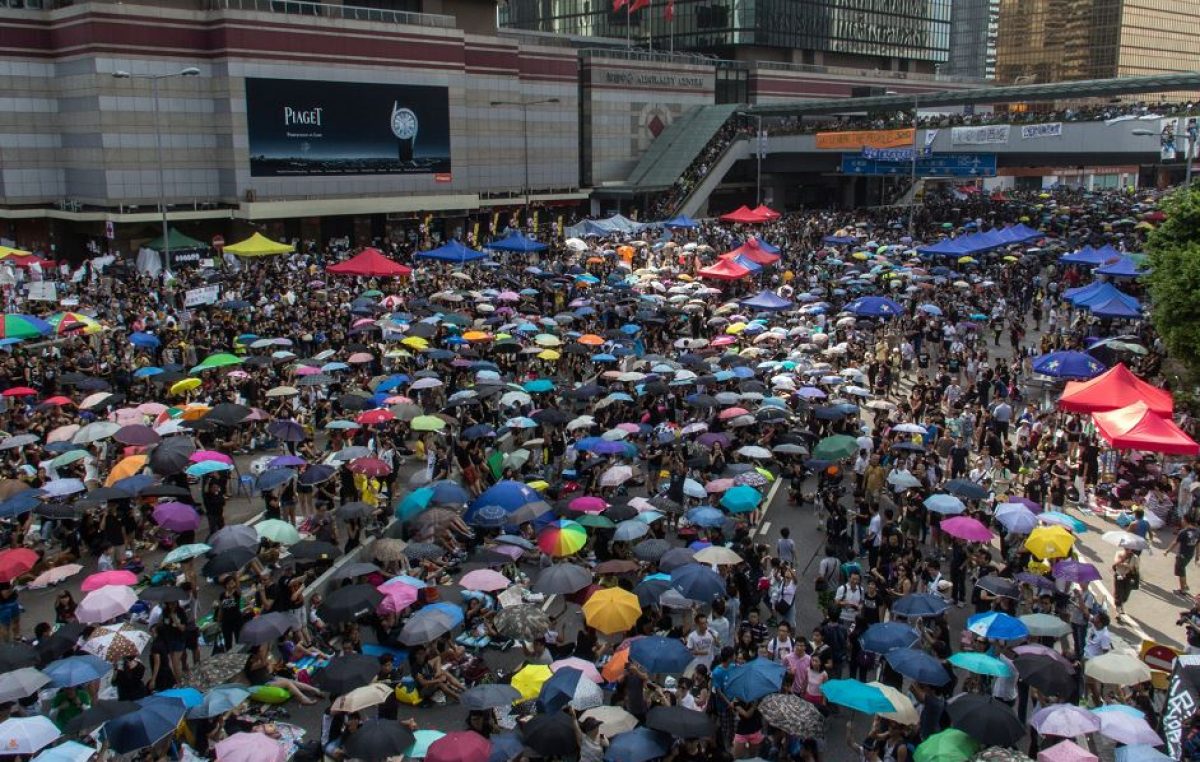 China: La “revolución de los paraguas”, con efectos económicos