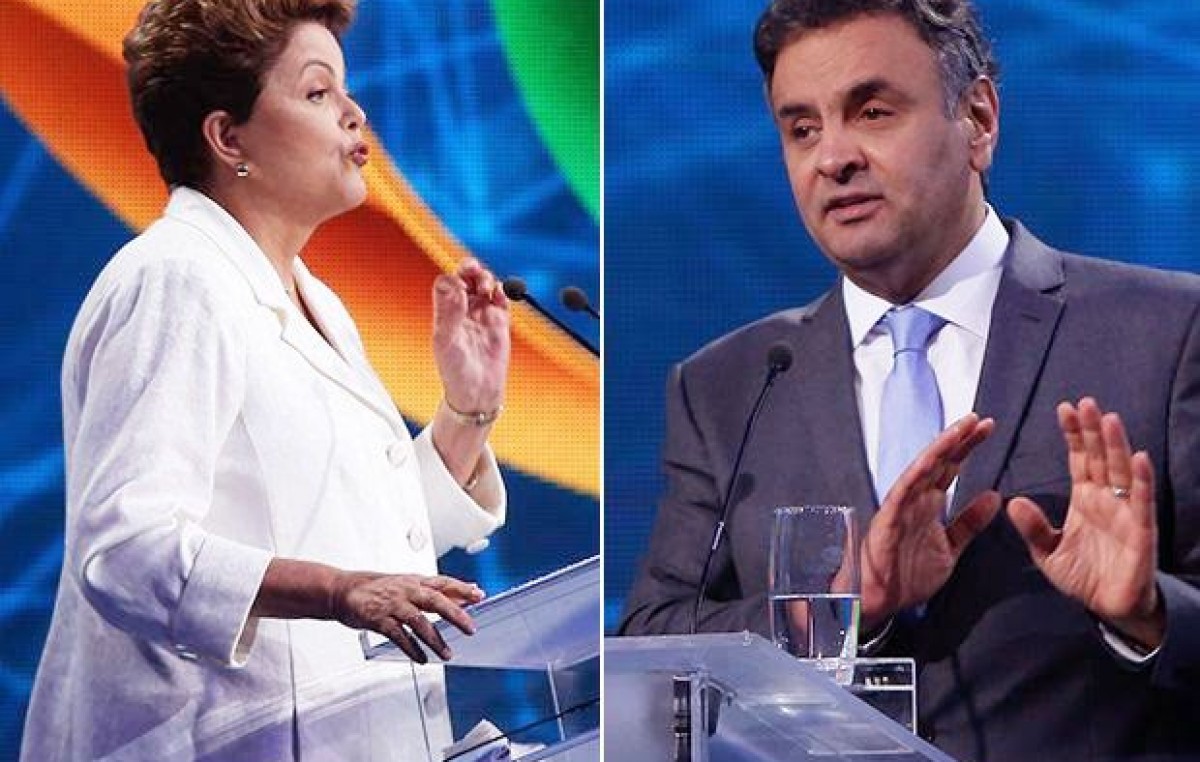 Por primera vez, los sondeos dan a Dilma Rousseff al frente de Neves