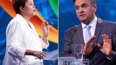 Por primera vez, los sondeos dan a Dilma Rousseff al frente de Neves