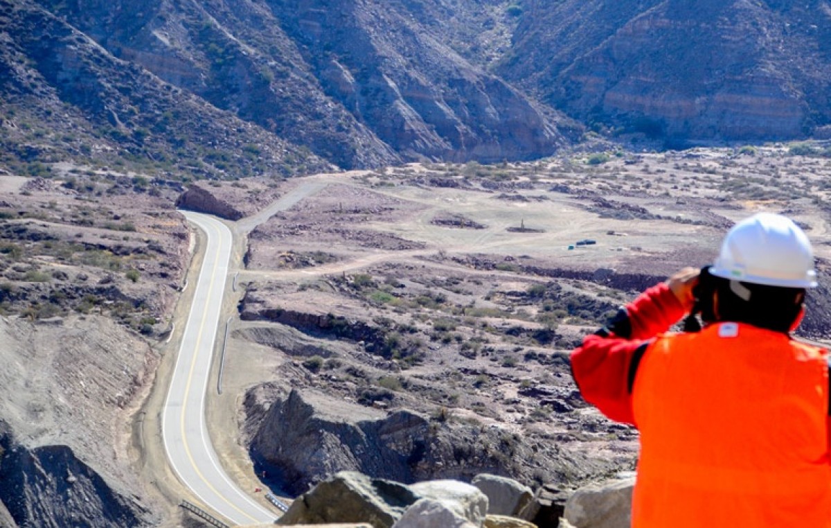 San Juan: Gioja inauguró una obra clave del Corredor Bioceánico; la Ruta Nacional 150