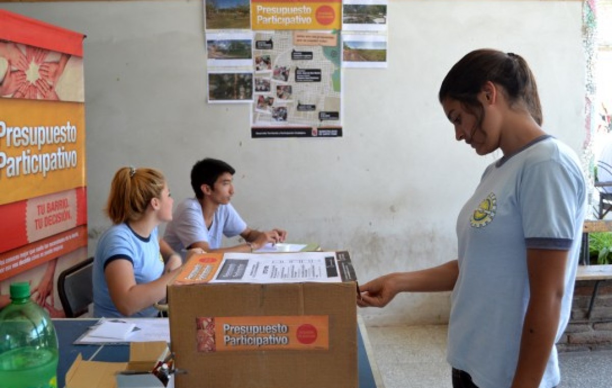 Votan el presupuesto participativo en Santo Tomé