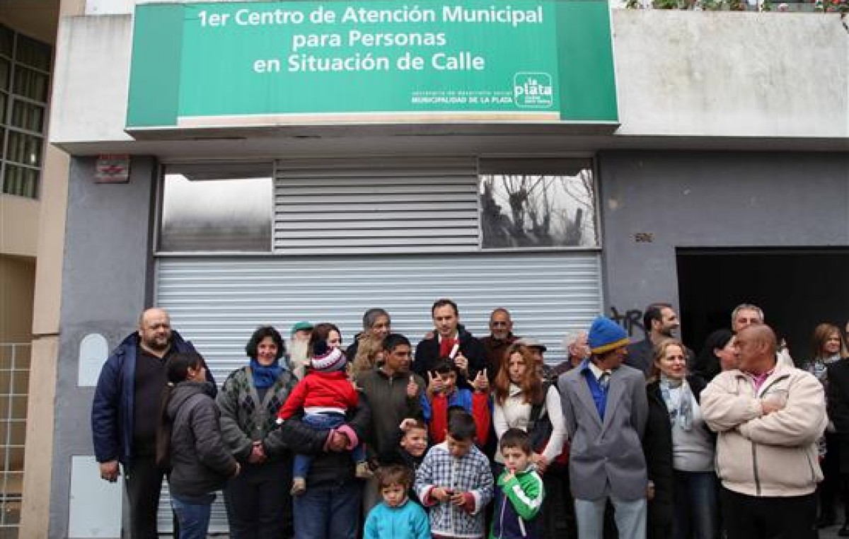 En La Plata se asistió a más de 600 personas en situación de calle este año