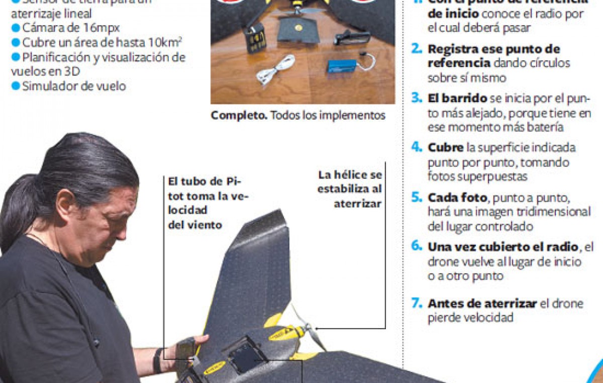 El drone de la ATM descubrió evasiones por $1,4 millones en Mendoza