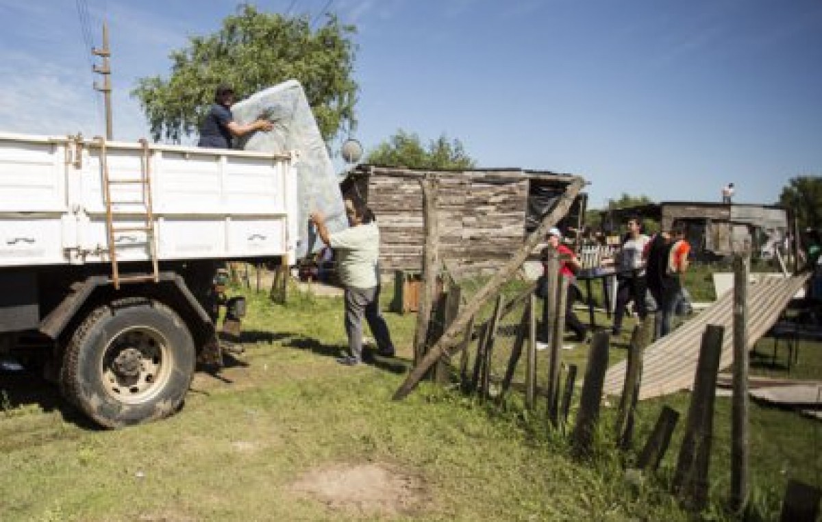 Gualeguaychú: Continúa el traslado de las familias del asentamiento norte a nuevos barrios