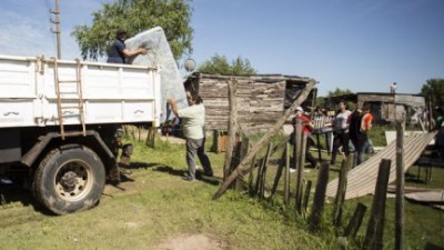 Gualeguaychú: Continúa el traslado de las familias del asentamiento norte a nuevos barrios