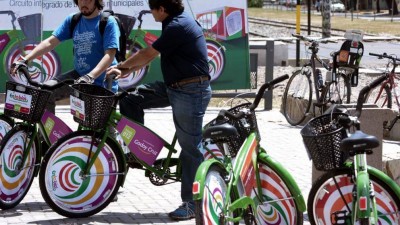 Mendoza y Godoy Cruz prestarán bicicletas en tres meses