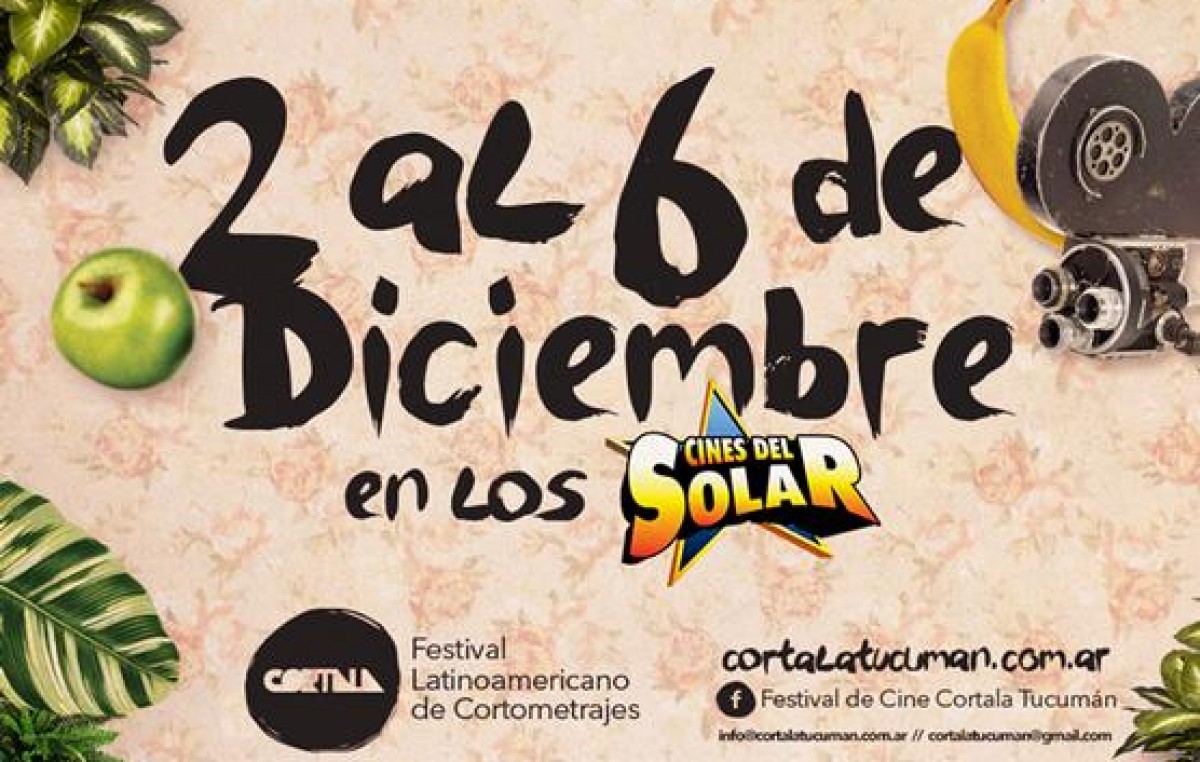 Festival latinoamericano de cortos en Tucumán del 2 al 6 de diciembre