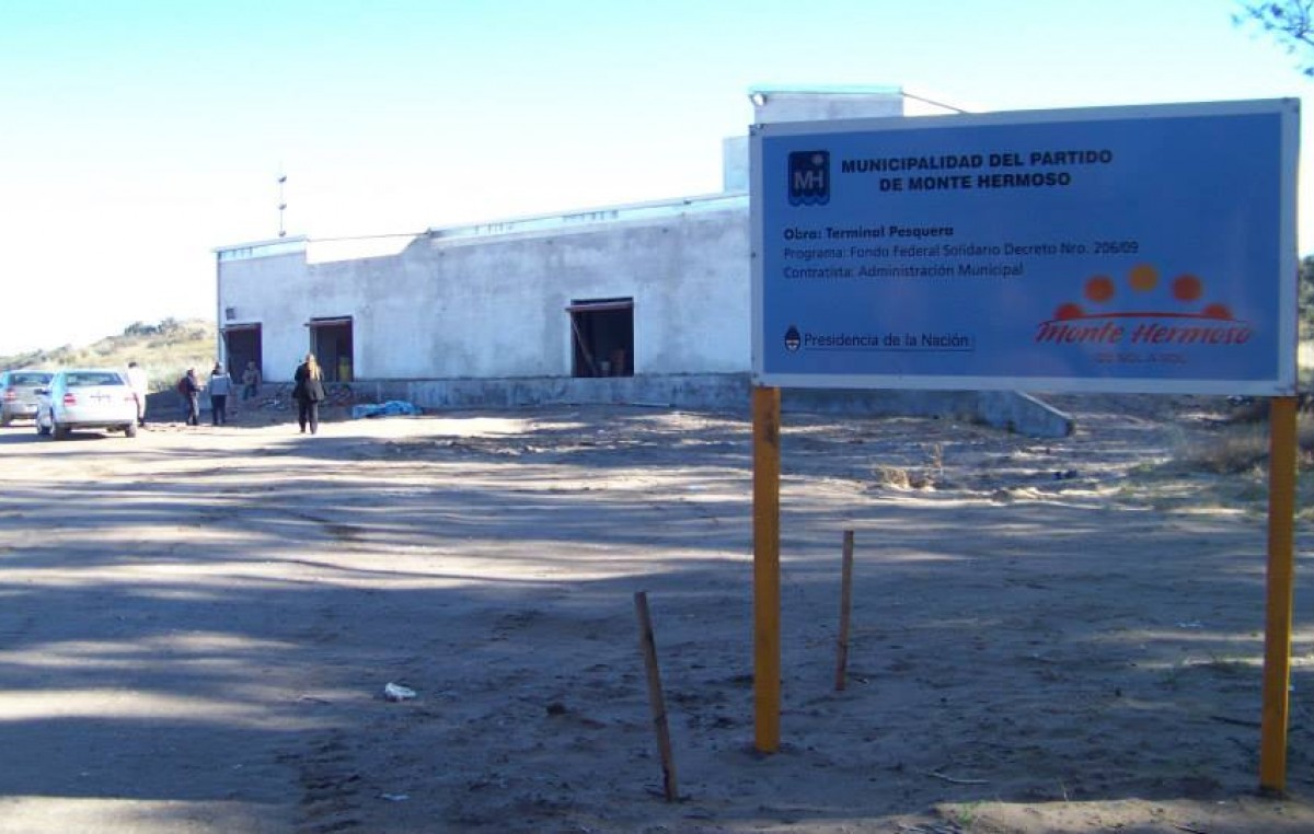 Monte Hermoso: El municipio cedió la planta de procesamiento de pescado a la Cámara de Pescadores Artesanales