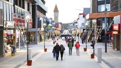 El Intendente inauguró en Ushuaia el nuevo Centro Comercial a Cielo Abierto