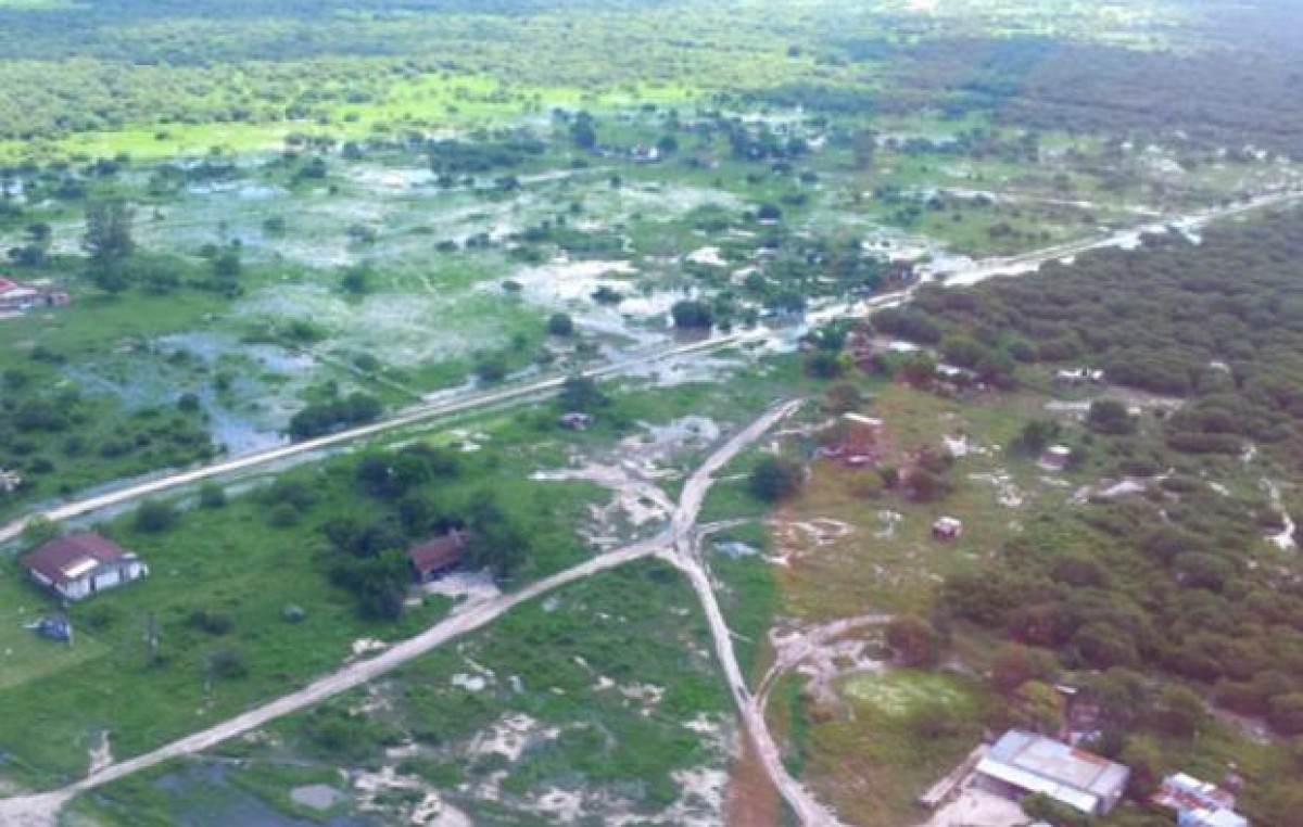 El norte santafesino, jaqueado por las intensas lluvias