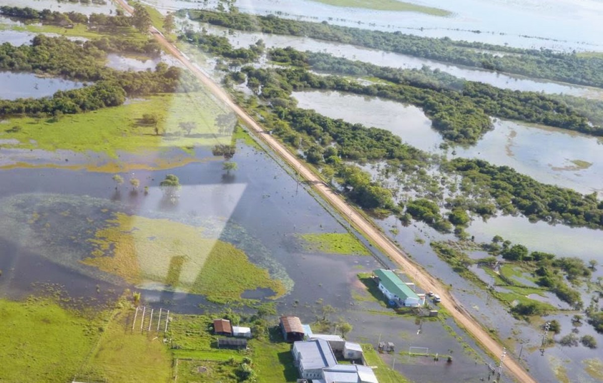 En Corrientes asisten a casi 2.000 afectados por lluvias y hay 1.000 evacuados
