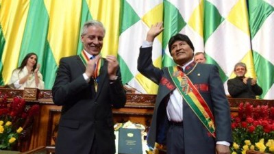 Evo Morales juró su tercer mandato consecutivo como presidente