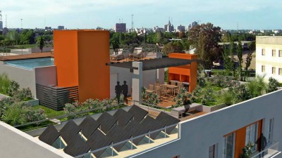 Godoy Cruz: Construyen edificio que tendrá paneles solares y usará agua reciclada
