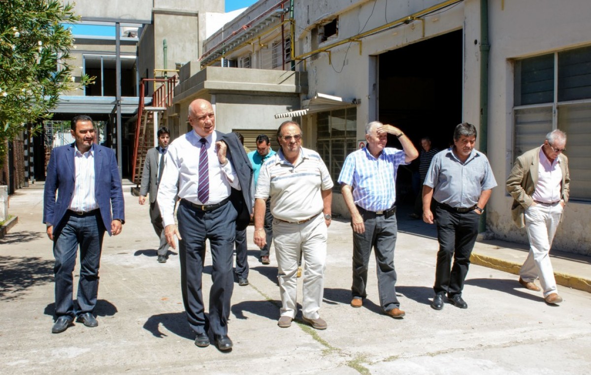 El Gobernador de Santa Fe visitó las obras que realiza Festram