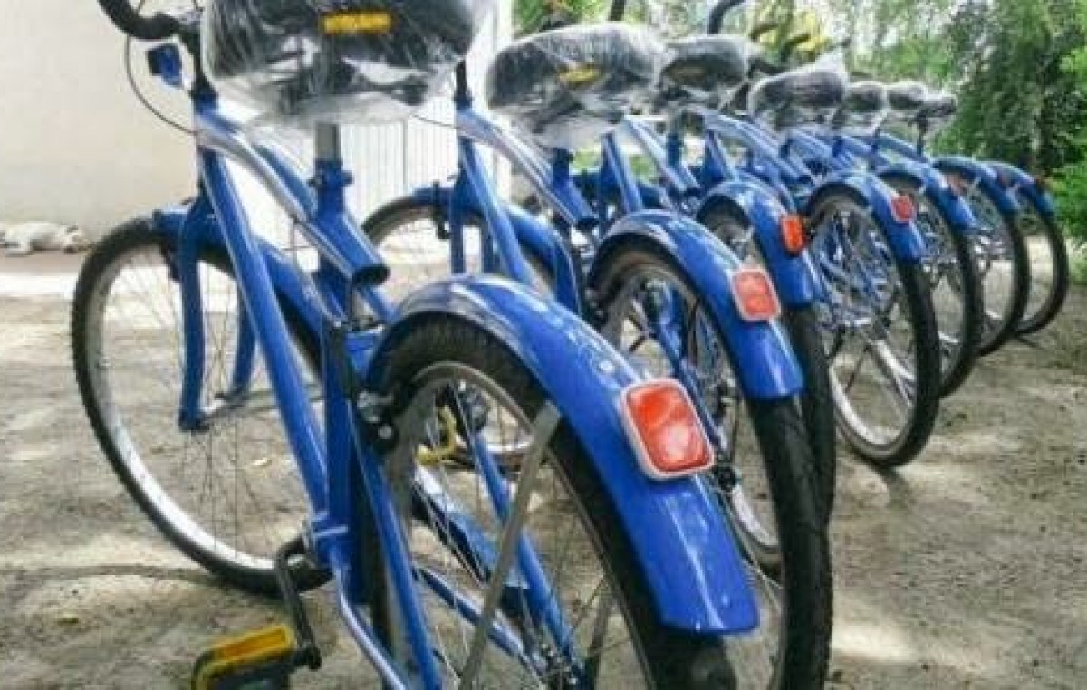 Bicicletas a préstamo temporal en el Centro Cívico de Río Cuarto