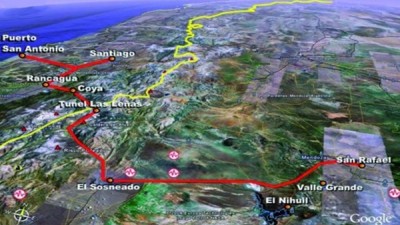 Se construirá otro túnel internacional que conectará a Chile con Mendoza por el sur