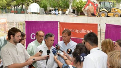 Comenzaron las obras para unir Godoy Cruz y la ciudad de Mendoza con un puente 