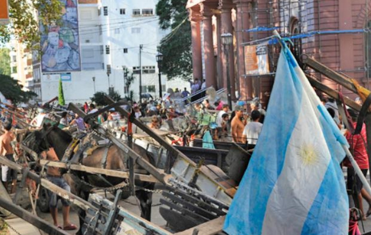 Siguen oponiéndose los carreros de Rosario al plan para erradicar la tracción a sangre