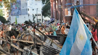 Siguen oponiéndose los carreros de Rosario al plan para erradicar la tracción a sangre