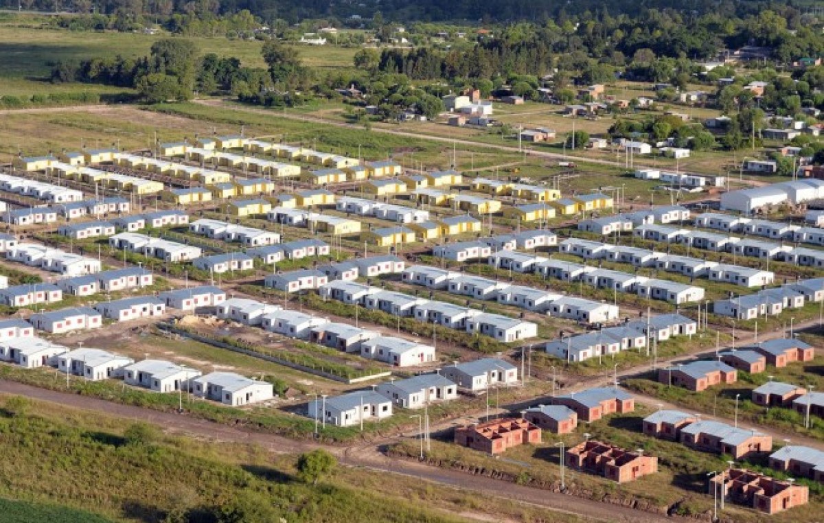 En Entre Ríos hay más de tres mil viviendas en ejecución para los sectores más vulnerables