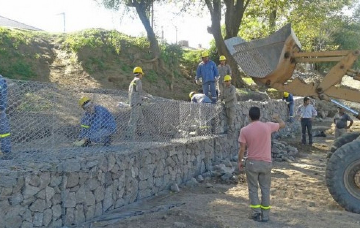 La inversión municipal en el río Guanusacate de Jesús María ya alcanza los $ 7.000.000