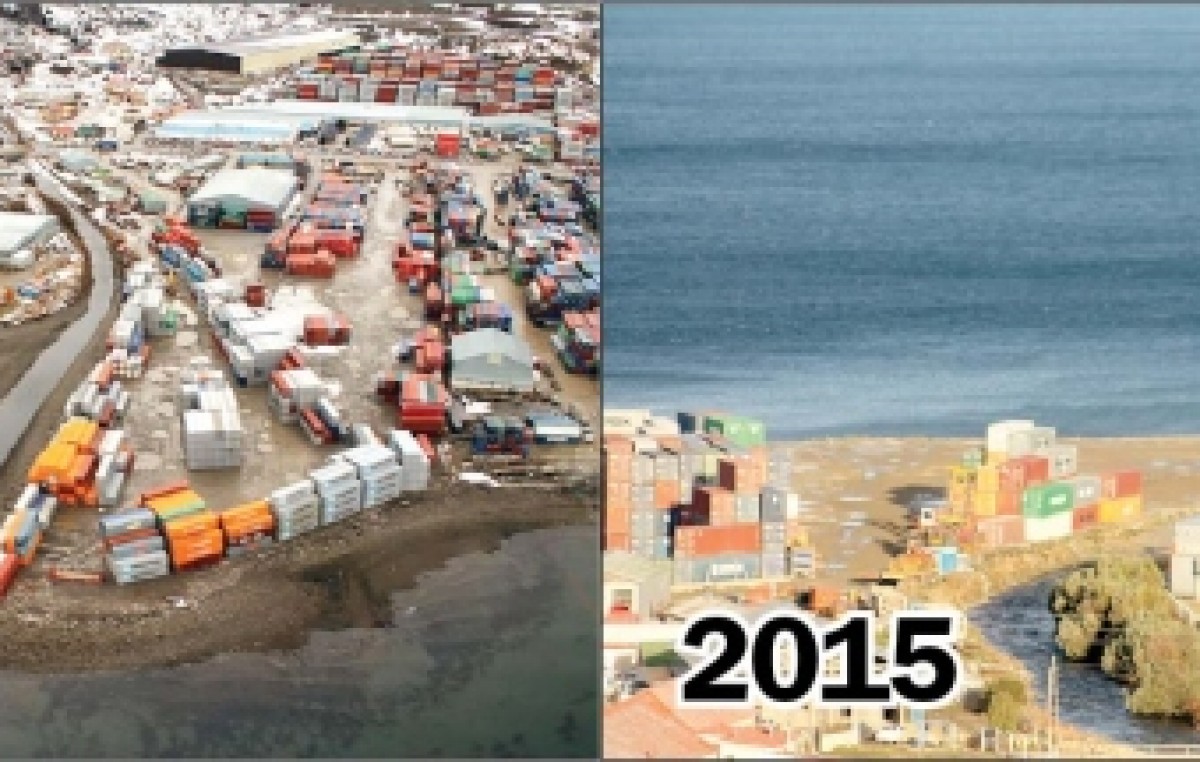 Se retiraron de la costa de Ushuaia 620 contenedores: La mayor recuperación costera de los últimos años 