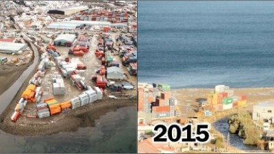 Se retiraron de la costa de Ushuaia 620 contenedores: La mayor recuperación costera de los últimos años 